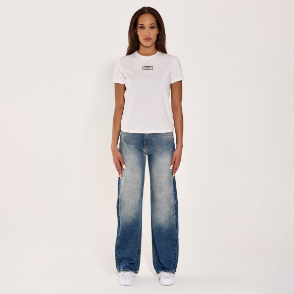 White Jeans Set